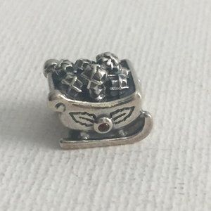 Retired Pandora Santa's Sleigh Charm